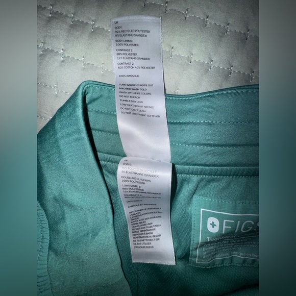 Figs Scrub Pants Womens Green Zamora Jogger Technical Collection Bottom Sz S EUC - Picture 11 of 15